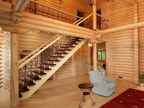 Rönkház belső terek